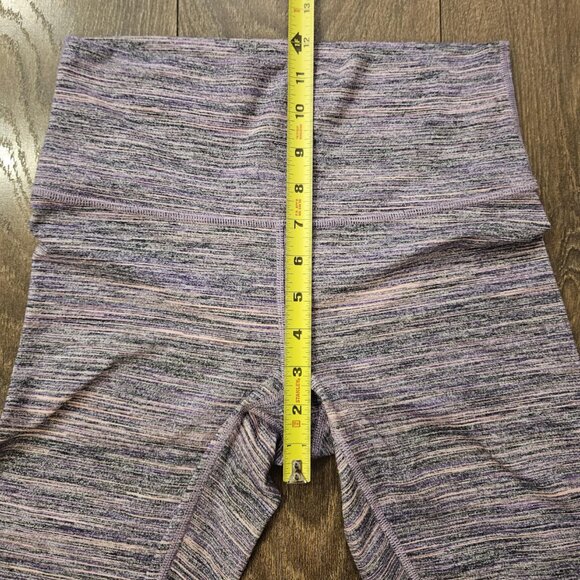 Lululemon High Times Pant Space Dye Camo Tender Violet Black Leggings Size 6 - Picture 8 of 14